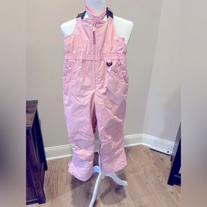 Land End Kid Snow Pants , size 7, pink